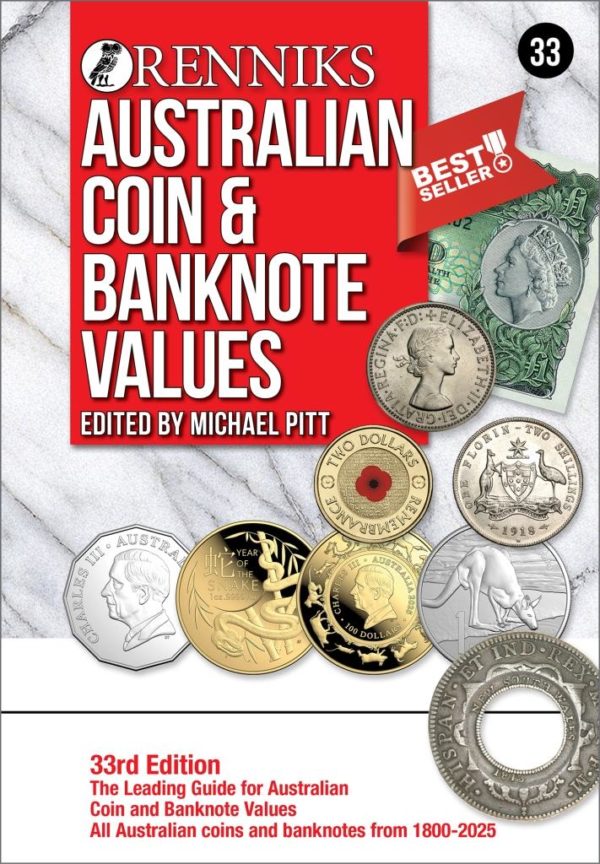 2025 RENNIKS AUSTRALIAN COIN & BANKNOTE CATALOGUE 33rd Edition